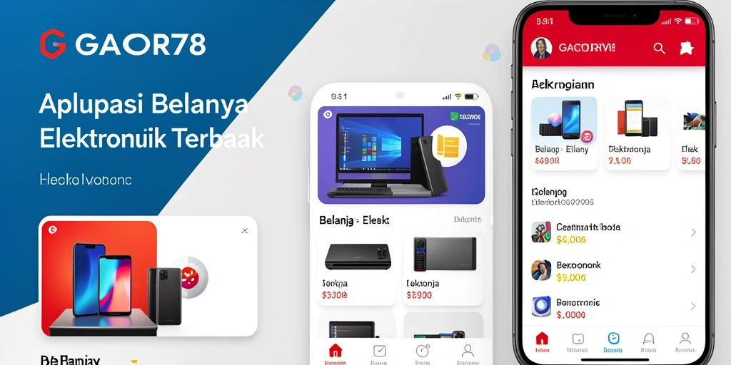 Antarmuka GACOR78 menampilkan produk elektronik yang lengkap dan menarik.
