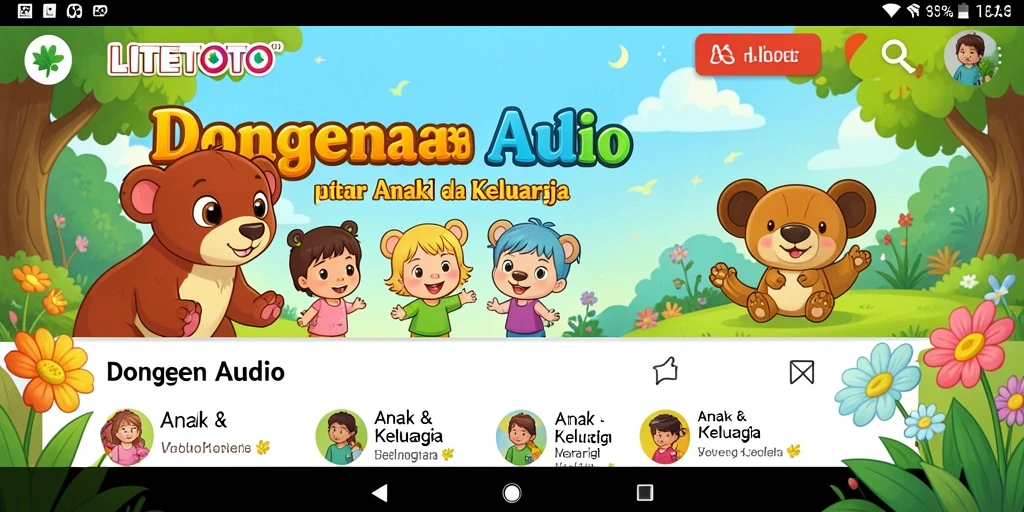 Tampilan antarmuka LITETOTO yang menarik dan sederhana.