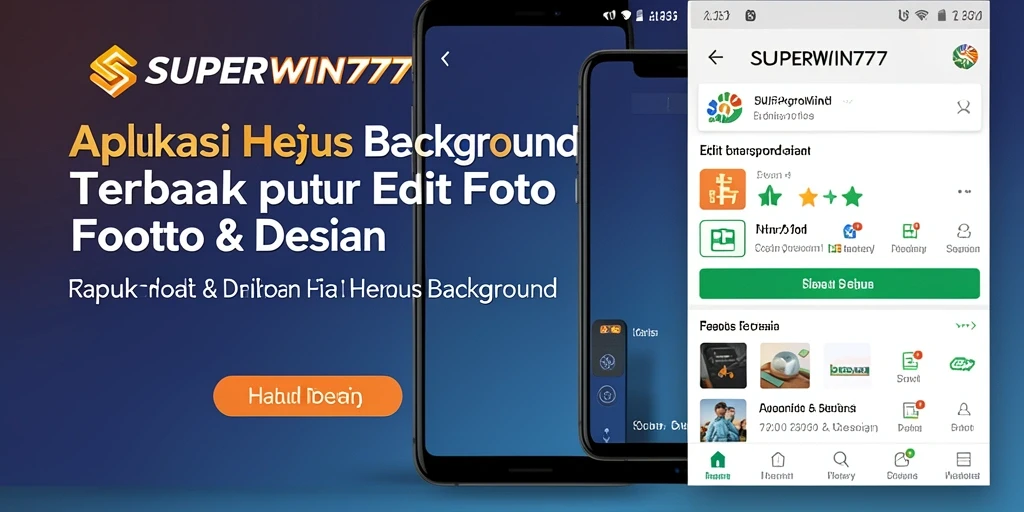 Tampilan antarmuka aplikasi Hapus Background SUPERWIN777 yang mudah digunakan.